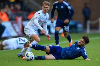041025 - Swansea City v Leicester City - Sky Bet Championship - Ethan Galbraith of Swansea City
