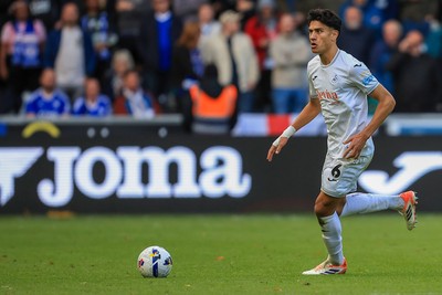 041025 - Swansea City v Leicester City - Sky Bet Championship - Marko Stamenić of Swansea City