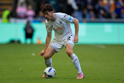 041025 - Swansea City v Leicester City - Sky Bet Championship - Josh Key of Swansea City