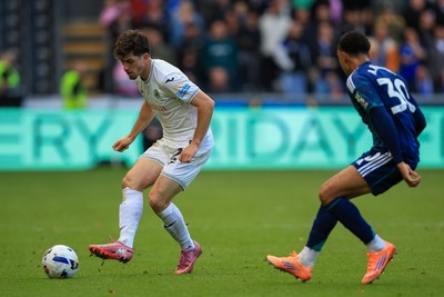041025 - Swansea City v Leicester City - Sky Bet Championship - Josh Key of Swansea City