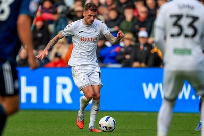 041025 - Swansea City v Leicester City - Sky Bet Championship - Josh Tymon of Swansea City