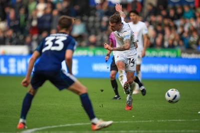 041025 - Swansea City v Leicester City - Sky Bet Championship - Josh Tymon of Swansea City