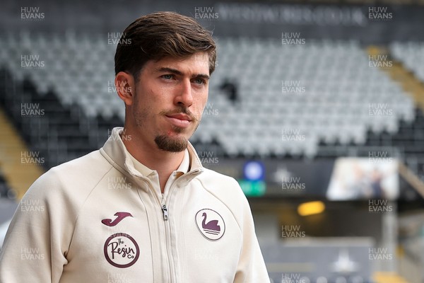 041025 - Swansea City v Leicester City - Sky Bet Championship - Josh Key of Swansea City