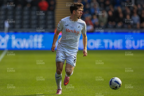 041025 - Swansea City v Leicester City - Sky Bet Championship - Josh Key of Swansea City 
