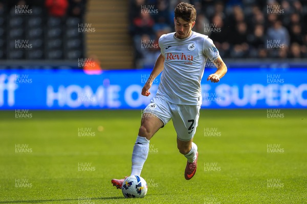041025 - Swansea City v Leicester City - Sky Bet Championship - Josh Key of Swansea City