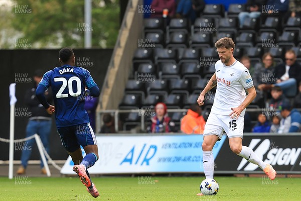 041025 - Swansea City v Leicester City - Sky Bet Championship - Cameron Burgess of Swansea City
