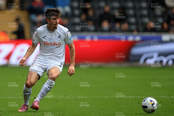 041025 - Swansea City v Leicester City - Sky Bet Championship - Josh Key of Swansea City