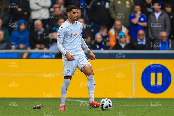 041025 - Swansea City v Leicester City - Sky Bet Championship - Ben Cabango of Swansea City