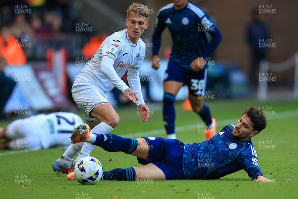 041025 - Swansea City v Leicester City - Sky Bet Championship - Ethan Galbraith of Swansea City