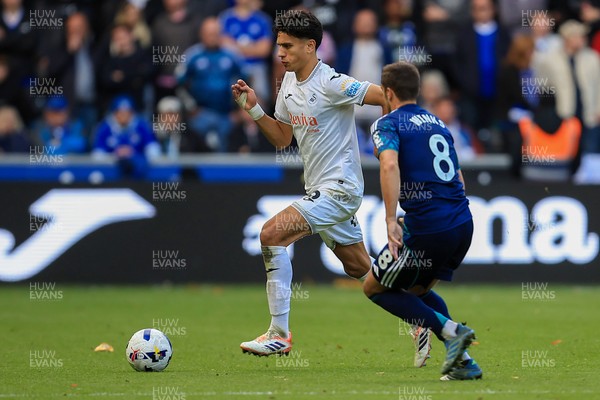 041025 - Swansea City v Leicester City - Sky Bet Championship - Marko Stamenić of Swansea City