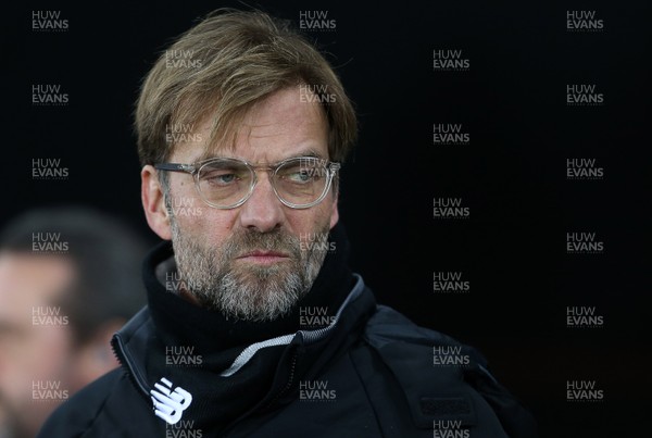 220118 - Swansea City v Liverpool - Premier League - Liverpool Manager Jurgen Klopp