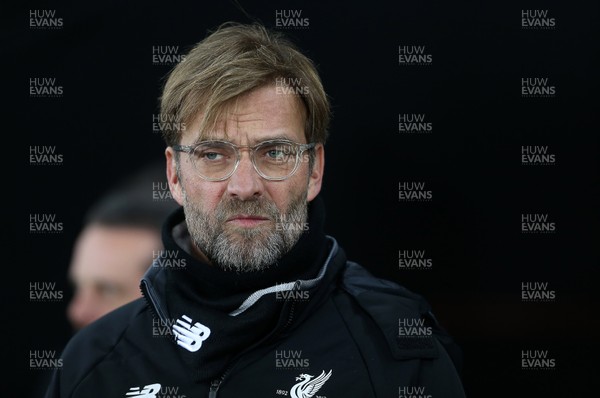 220118 - Swansea City v Liverpool - Premier League - Liverpool Manager Jurgen Klopp