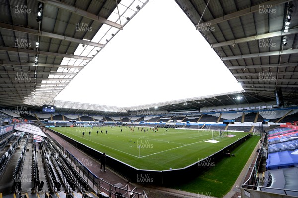 270620 - Swansea City v Luton - SkyBet Championship - A general view of Liberty Stadium before kick off