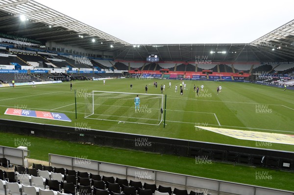 270620 - Swansea City v Luton - SkyBet Championship - A general view of the Liberty Stadium during play