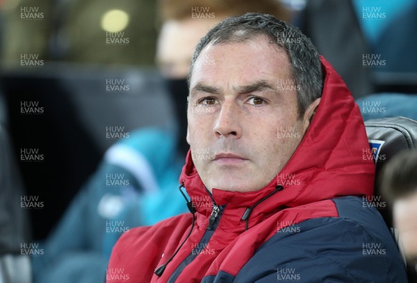 131217 - Swansea City v Manchester City, Premier League - Swansea City head coach Paul Clement at the start of the match