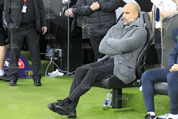 160319 - Swansea City v Manchester City, FA Cup Sixth Round - Manchester City Manager Pep Guardiola before the match