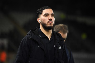 291025 - Swansea City v Manchester City - Carabao Cup Round 4 - Rayan Cherki of Manchester City arrives at the stadium