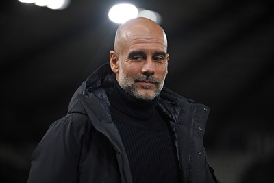 291025 - Swansea City v Manchester City - Carabao Cup Round 4 - Pep Guardiola, Manchester City Manager arrives at the stadium