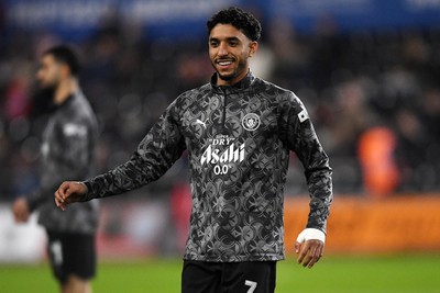 291025 - Swansea City v Manchester City - Carabao Cup Round 4 - Omar Marmoush of Manchester City