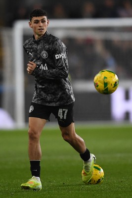 291025 - Swansea City v Manchester City - Carabao Cup Round 4 - Phil Foden of Manchester City