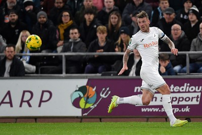 291025 - Swansea City v Manchester City - Carabao Cup Round 4 - Josh Tymon of Swansea City