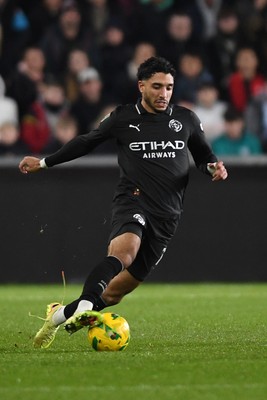 291025 - Swansea City v Manchester City - Carabao Cup Round 4 - Omar Marmoush of Manchester City