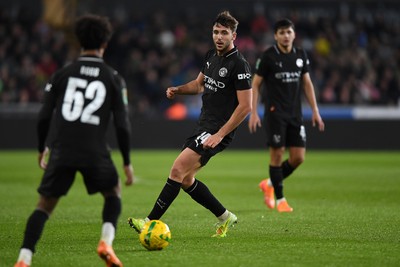 291025 - Swansea City v Manchester City - Carabao Cup Round 4 - Nico Gonzalez of Manchester City