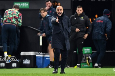 291025 - Swansea City v Manchester City - Carabao Cup Round 4 - Pep Guardiola, Manchester City Manager