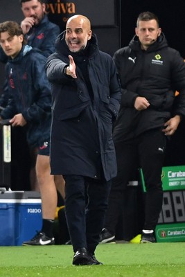 291025 - Swansea City v Manchester City - Carabao Cup Round 4 - Pep Guardiola, Manchester City Manager