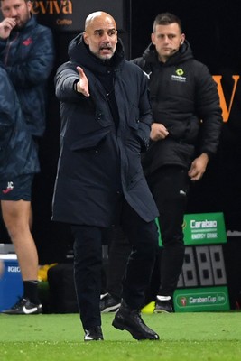 291025 - Swansea City v Manchester City - Carabao Cup Round 4 - Pep Guardiola, Manchester City Manager
