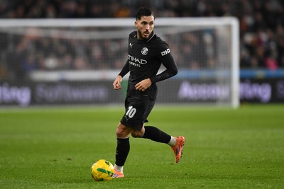 291025 - Swansea City v Manchester City - Carabao Cup Round 4 - Rayan Cherki of Manchester City