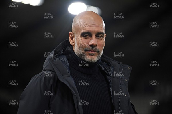 291025 - Swansea City v Manchester City - Carabao Cup Round 4 - Pep Guardiola, Manchester City Manager arrives at the stadium