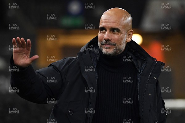 291025 - Swansea City v Manchester City - Carabao Cup Round 4 - Pep Guardiola, Manchester City Manager arrives at the stadium