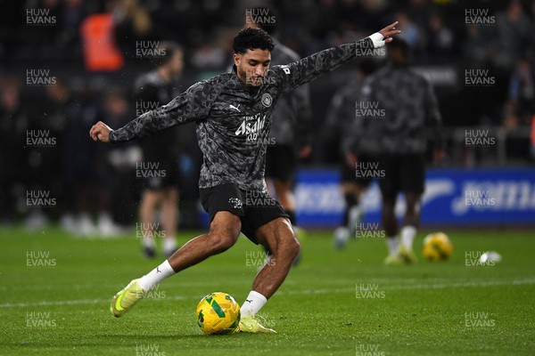 291025 - Swansea City v Manchester City - Carabao Cup Round 4 - Omar Marmoush of Manchester City
