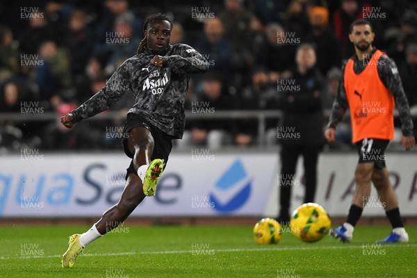 291025 - Swansea City v Manchester City - Carabao Cup Round 4 - Jeremy Doku of Manchester City