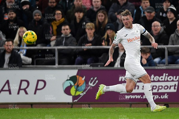 291025 - Swansea City v Manchester City - Carabao Cup Round 4 - Josh Tymon of Swansea City