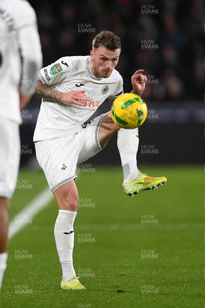 291025 - Swansea City v Manchester City - Carabao Cup Round 4 - Josh Tymon of Swansea City