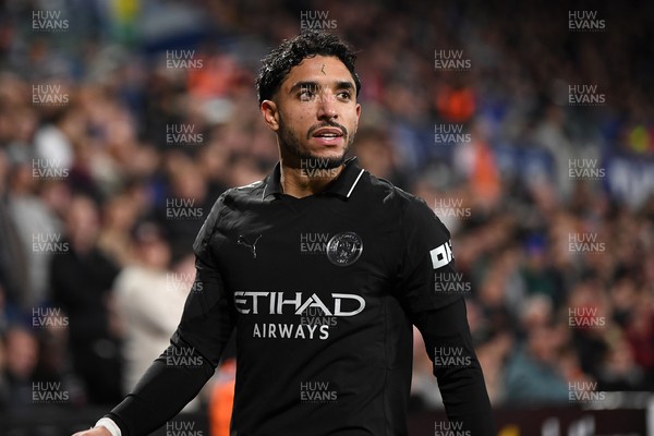 291025 - Swansea City v Manchester City - Carabao Cup Round 4 - Omar Marmoush of Manchester City celebrates scoring a goal