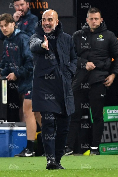 291025 - Swansea City v Manchester City - Carabao Cup Round 4 - Pep Guardiola, Manchester City Manager