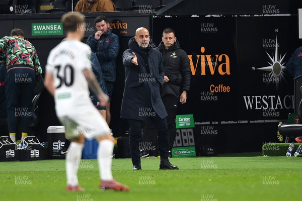 291025 - Swansea City v Manchester City - Carabao Cup Round 4 - Pep Guardiola, Manchester City Manager