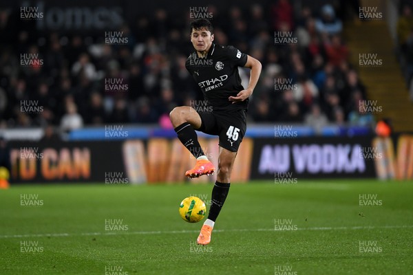 291025 - Swansea City v Manchester City - Carabao Cup Round 4 - Abdukodir Khusanov of Manchester City