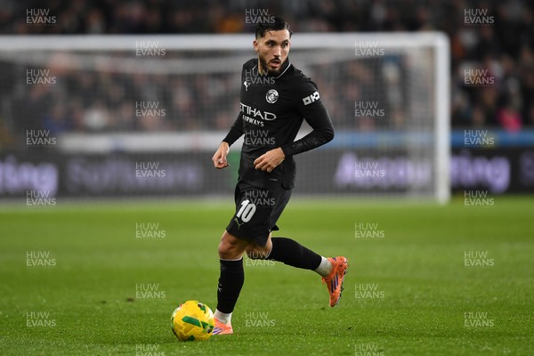 291025 - Swansea City v Manchester City - Carabao Cup Round 4 - Rayan Cherki of Manchester City