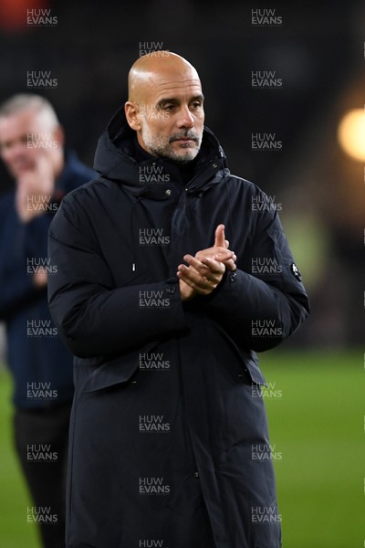 291025 - Swansea City v Manchester City - Carabao Cup Round 4 - Pep Guardiola, Manchester City Manager at full time