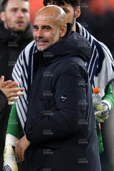 291025 - Swansea City v Manchester City - Carabao Cup Round 4 - Pep Guardiola, Manchester City Manager at full time