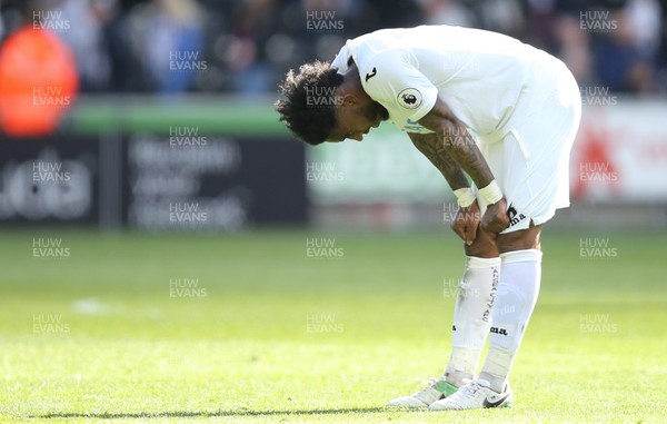 020417 - Swansea City v Middlesbrough, Premier League - Leroy Fer of Swansea City at the end of the match