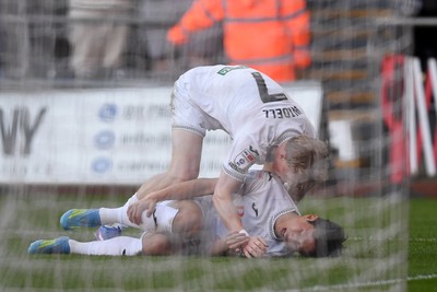 060426 - Swansea City v Middlesbrough - Sky Bet Championship - Eom Ji-Sung of Swansea City goes down in the box to get his side a penalty