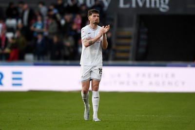 060426 - Swansea City v Middlesbrough - Sky Bet Championship - Cameron Burgess of Swansea City t full time