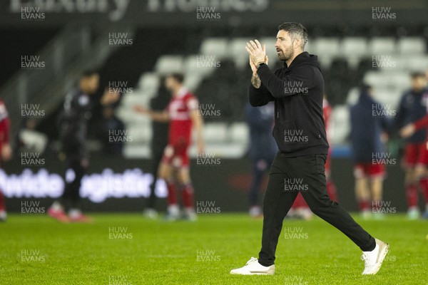 161223 - Swansea City v Middlesbrough - Sky Bet Championship - Swansea City interim manager Alan Sheehan at full time