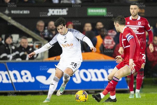 161223 - Swansea City v Middlesbrough - Sky Bet Championship - Liam Walsh of Swansea City in action