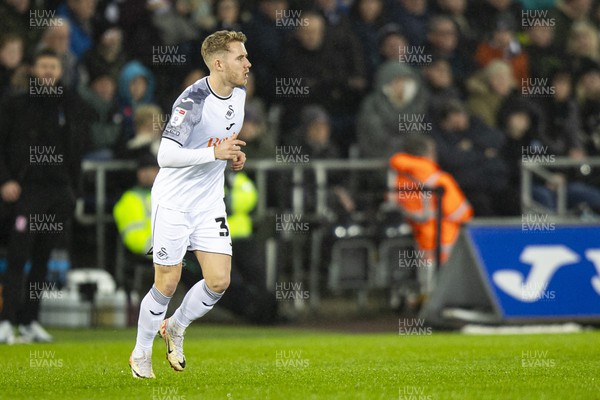161223 - Swansea City v Middlesbrough - Sky Bet Championship - Ollie Cooper of Swansea City in action